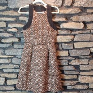 H&M sleeveless halter style midi dress sz 6